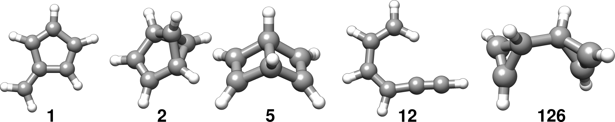 Isomers of benzene