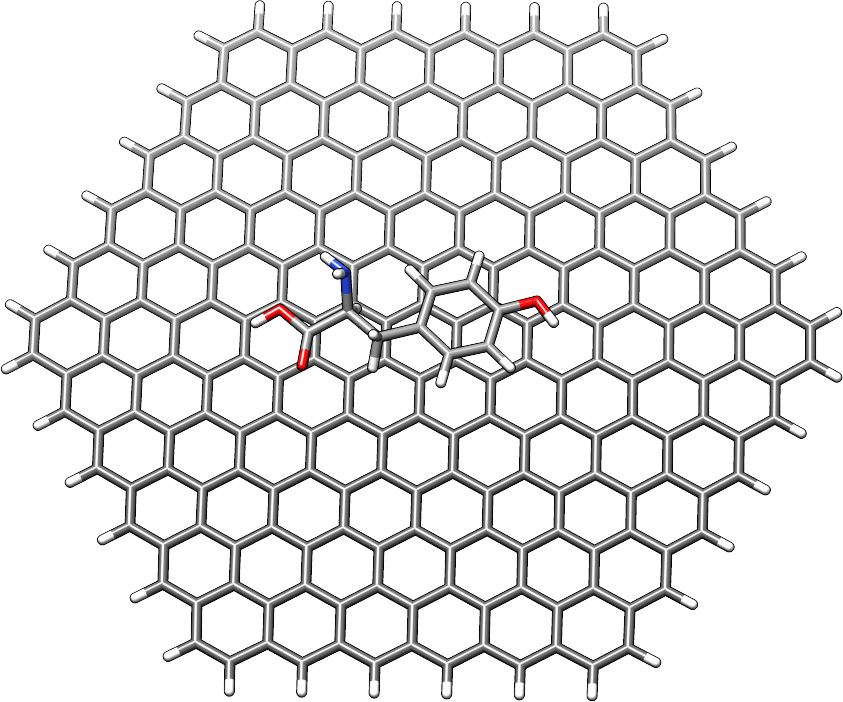 Tyrosine on graphene